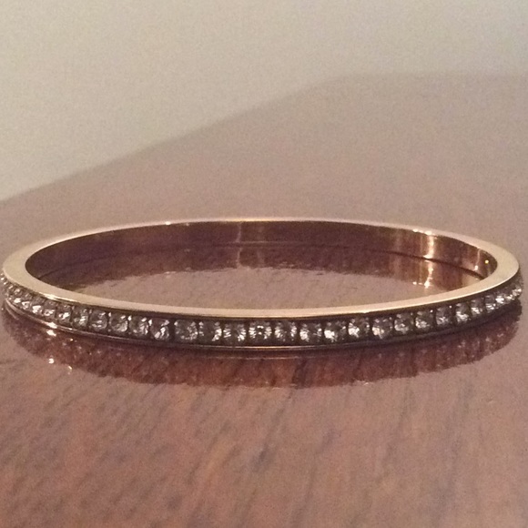 Swarovski Jewelry - Swarovski Gold Plated Bangle Bracelet